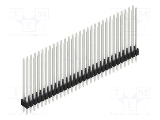 Connector: pin strips; pin header; male; PIN: 60; 1.27mm; THT; 2x30