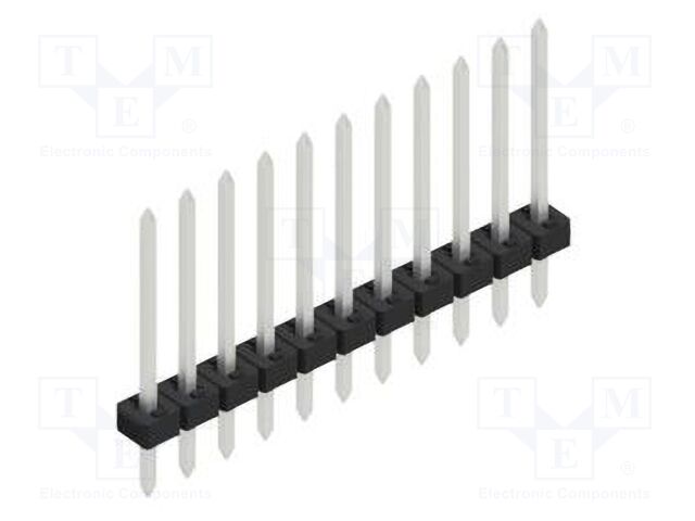 Connector: pin strips; pin header; male; PIN: 11; 2mm; THT; 1x11