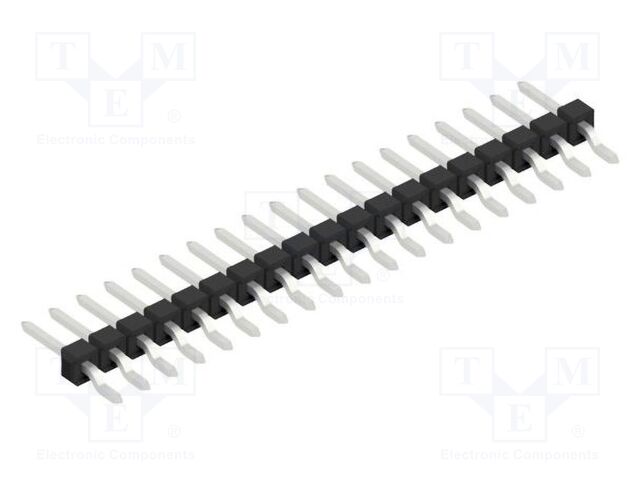 Connector: pin strips; pin header; male; PIN: 19; 2.54mm; SMT; 1x19