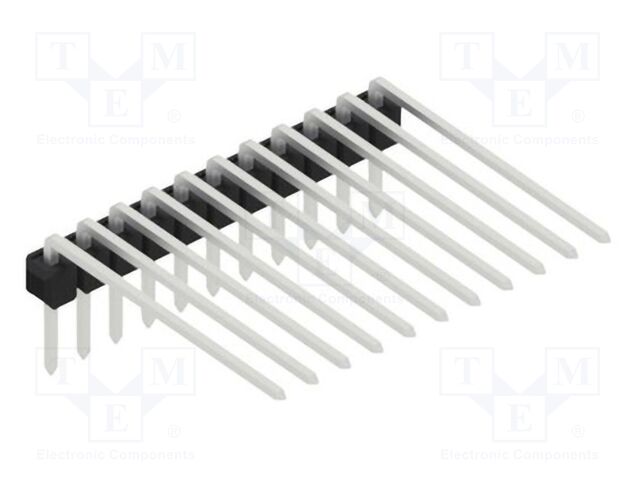 Connector: pin strips; pin header; male; PIN: 11; 2.54mm; THT; 1x11