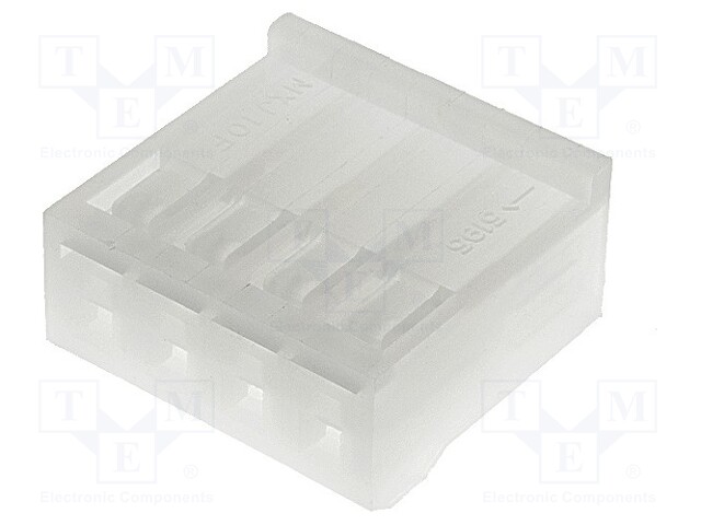 Plug; wire-board; female; SPOX; 3.96mm; PIN: 4; w/o contacts