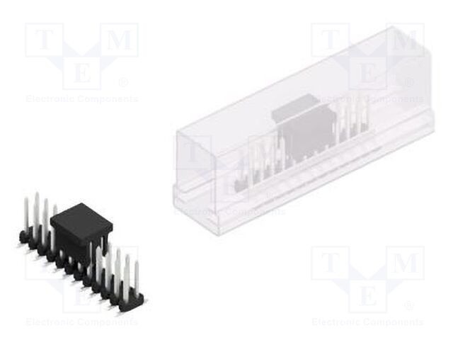 Connector: pin strips; pin header; male; PIN: 24; 2mm; SMT; 2x12