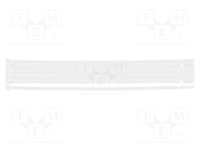 Cable tie; L: 200mm; W: 4.8mm; natural; 20pcs; EXTREME