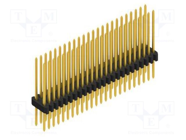 Connector: pin strips; pin header; male; PIN: 48; 1.27mm; THT; 2x24