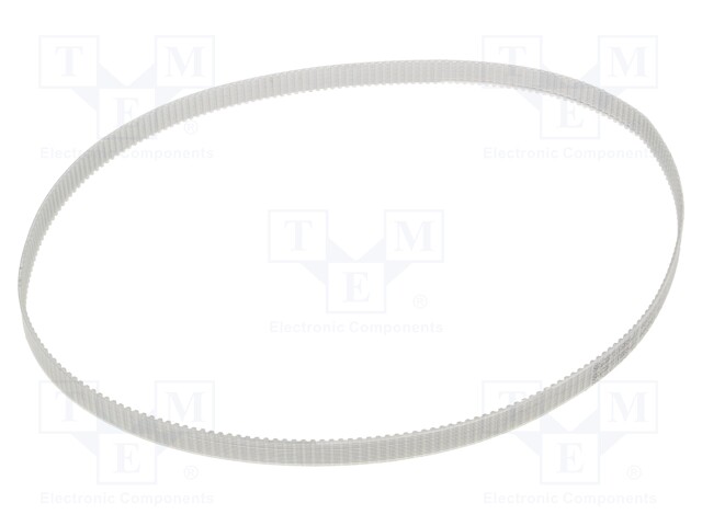 Timing belt; T2.5; W: 10mm; H: 1.3mm; Lw: 600mm; Tooth height: 0.7mm