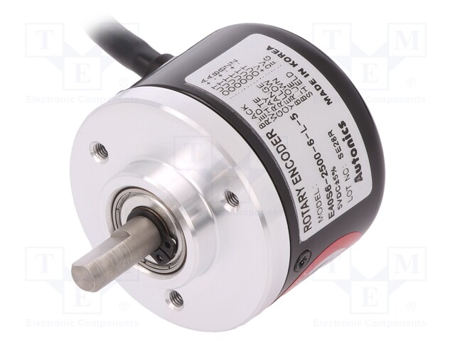 Encoder: incremental; Usup: 5VDC; 2500imp/revol; shaft 6mm; IP50