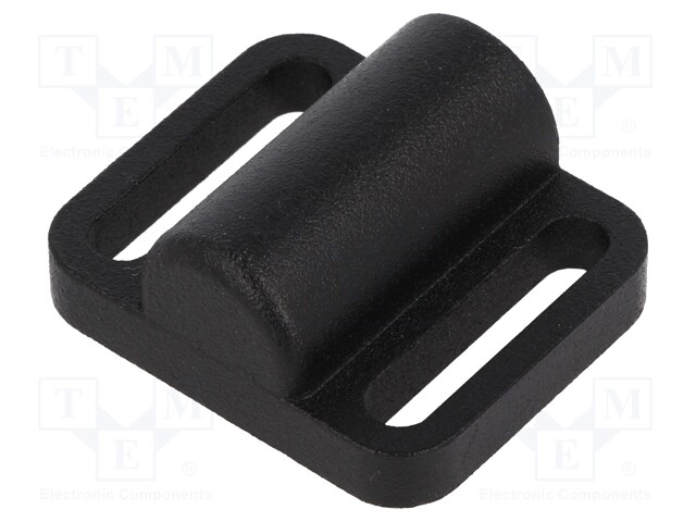 Locator; for spring latches; W: 38mm; Mat: zinc alloy; Øhole: 8mm