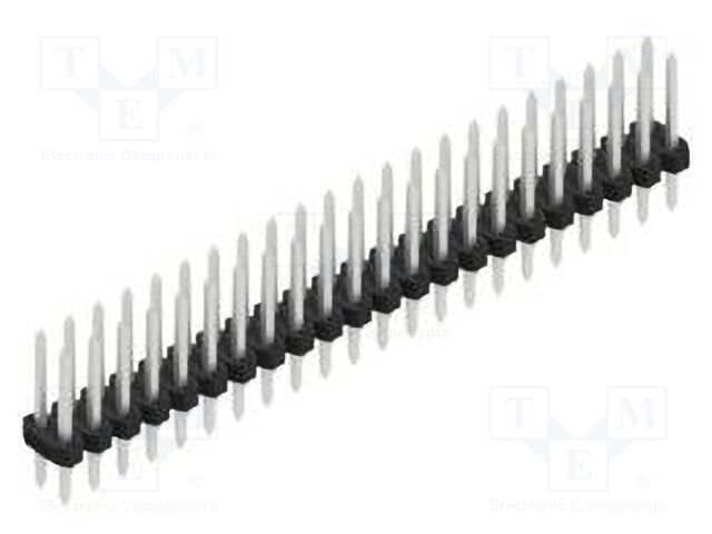Connector: pin strips; pin header; male; PIN: 44; 2mm; THT; 2x22