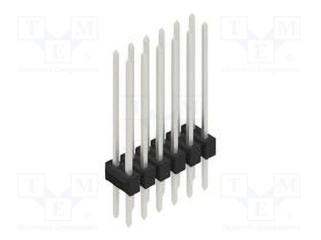 Connector: pin strips; pin header; male; PIN: 12; 2.54mm; THT; 2x6