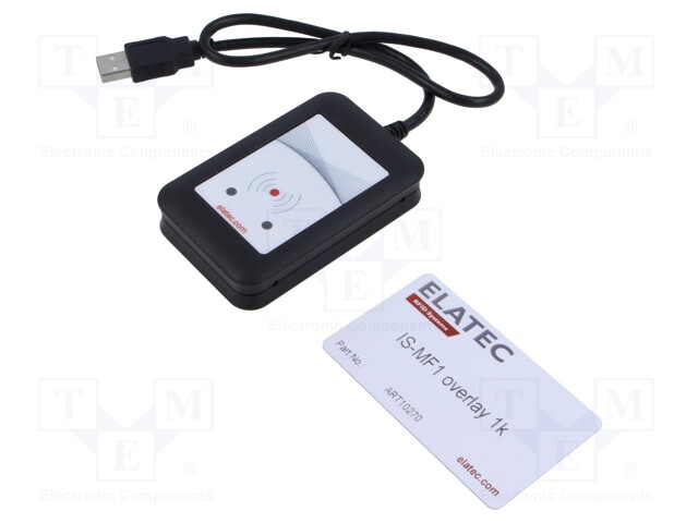 RFID card tester set; 4.3÷5.5V; USB; 155x100x35mm