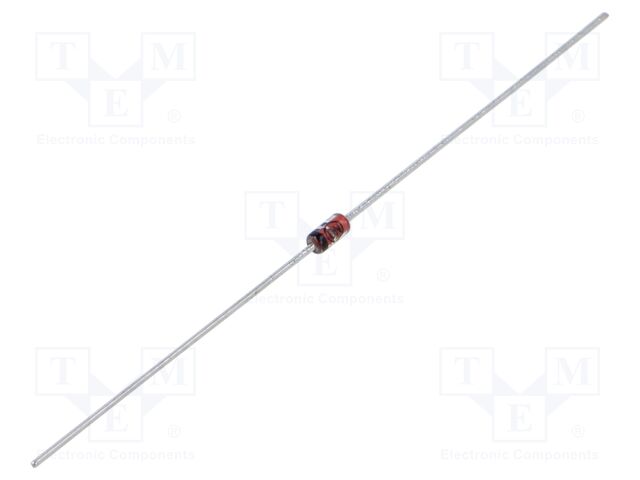 Diode: Zener; 0.5W; 6V; bulk; CASE017AG; single diode; 5uA; 1N52xxB