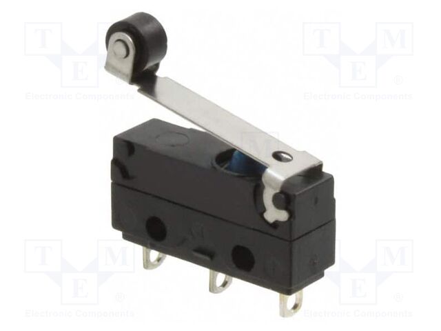 Microswitch SNAP ACTION; with lever (with roller); SPDT; Pos: 2