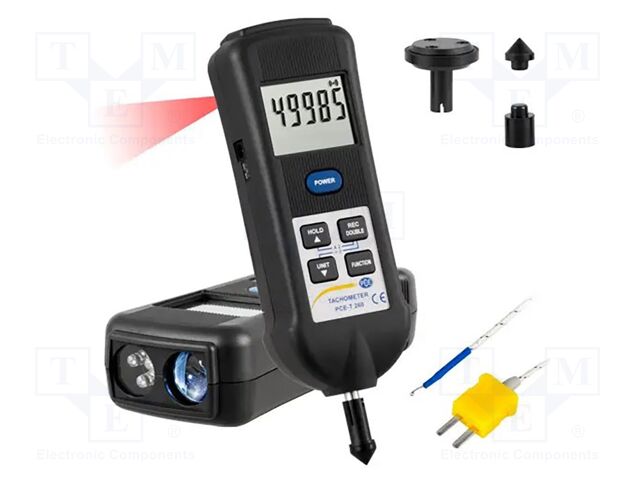 Tachometer; LCD; 5 digits; 207x67x39mm; Features: memory built-in