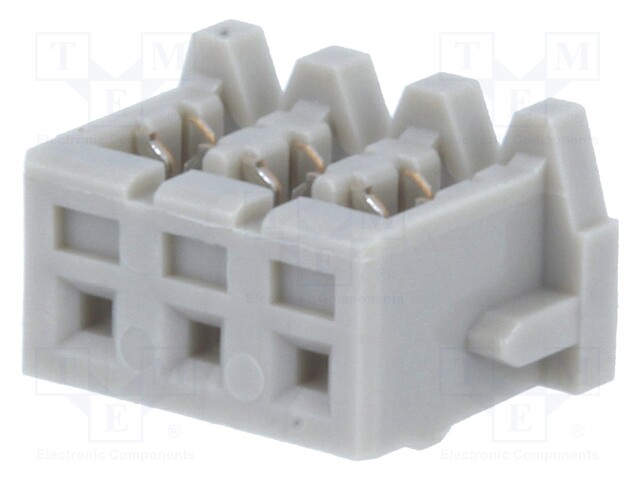 Plug; IDC; female; KR; 2mm; PIN: 3; for cable; 100V; 1A; Layout: 1x3