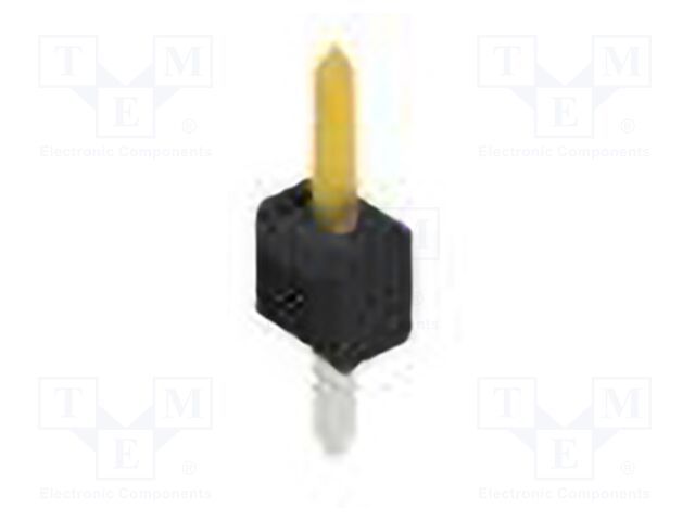 Connector: pin strips; pin header; male; PIN: 1; 2.54mm; THT; 1x1