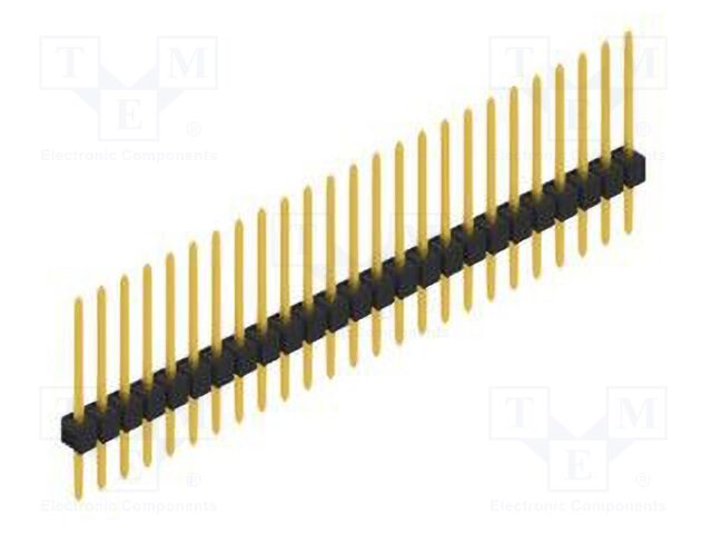 Connector: pin strips; pin header; male; PIN: 25; 2.54mm; THT; 1x25