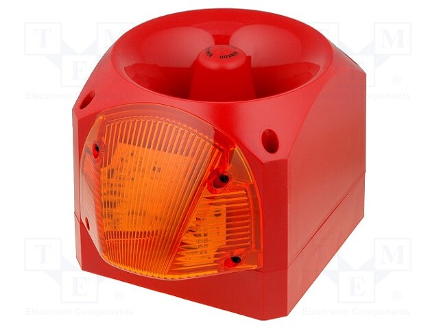 Signaller: lighting-sound; 10÷60VDC; siren,flashing light; IP66