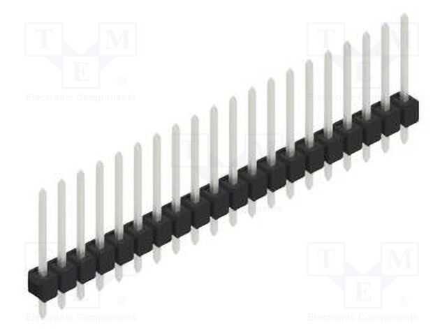 Connector: pin strips; pin header; male; PIN: 20; 2.54mm; THT; 1x20