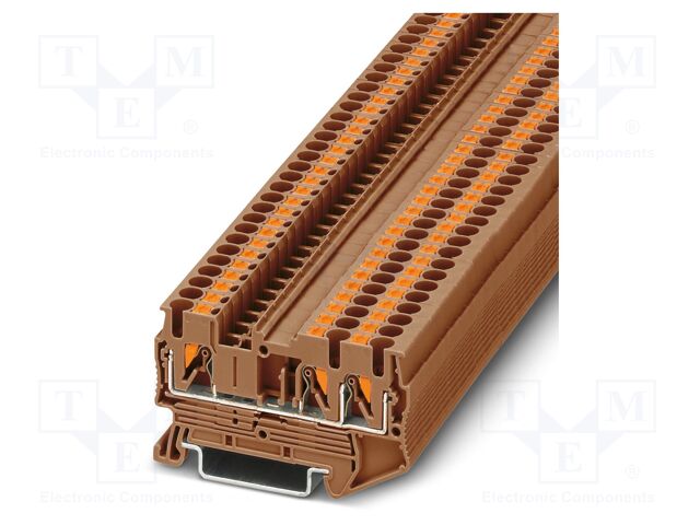 Splice terminal: rail; PT; 24A; 800V; push-in; PA; L: 35.3mm; W: 5.2mm