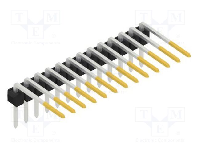 Connector: pin strips; pin header; male; PIN: 13; 2.54mm; THT; 1x13