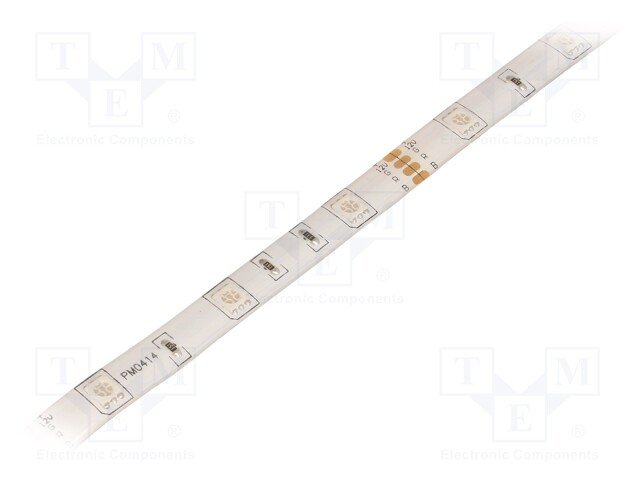 LED tape; RGB; LED/m: 30; SMD; 5060; 12V; W: 10mm; 120°; in gel; D: 2mm