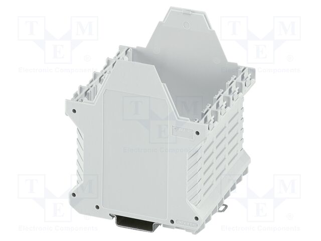 Enclosure base; grey; UL94V-0; ME 90; for DIN rail mounting