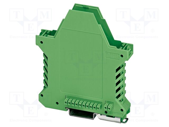 Enclosure base; with FE contact,with terminals; green; UL94V-0
