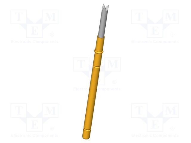 Test needle; Operational spring compression: 4mm; 5A; Ø: 1.3mm