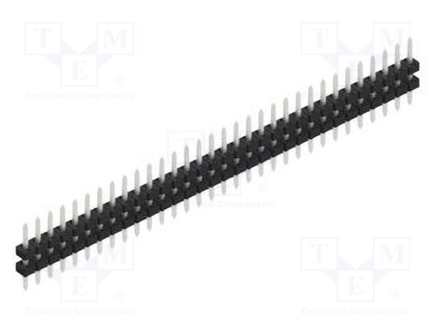 Connector: pin strips; pin header; male; PIN: 32; 2mm; THT; 1x32