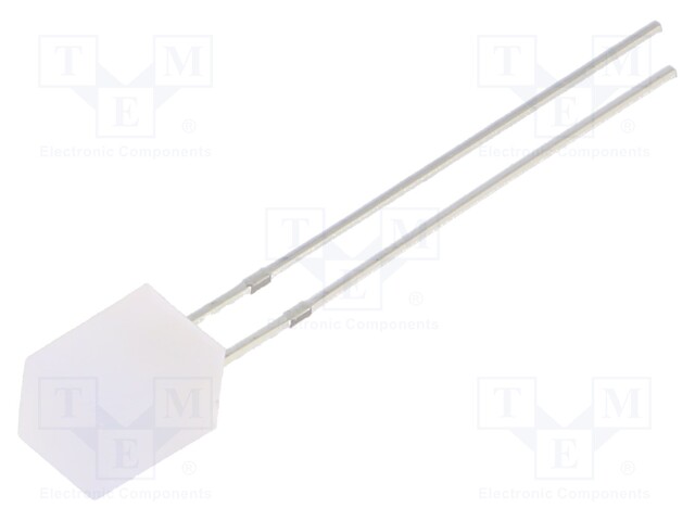 LED; rectangular; 5x5x7mm; bipolar,bicolour; red/green; 140°; 20mA