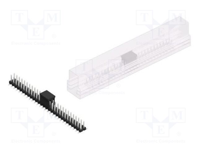 Connector: pin strips; pin header; male; PIN: 56; 2.54mm; SMT; 2x28