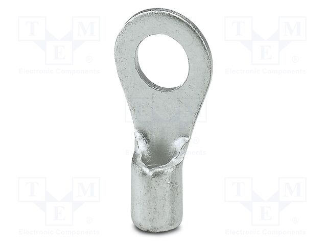 Non-insulated; Body: silver; Tip: ring