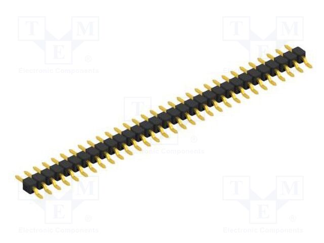 Connector: pin strips; pin header; male; PIN: 31; 2.54mm; SMT; 1x31