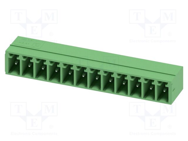 PCB headers, nominal cross section: 1.5 mm?, color: green, n