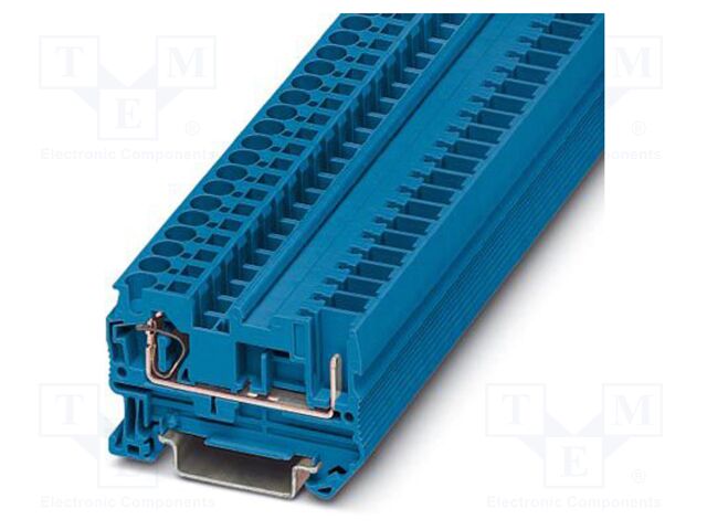 Splice terminal: rail; PA; terminals: 2; W: 6.2mm; H: 55.8mm