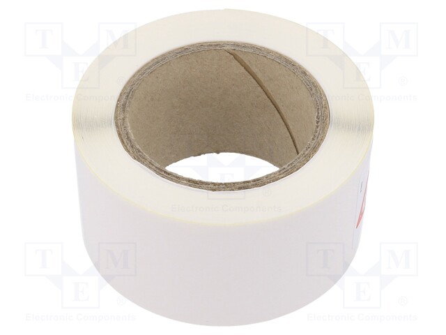 Label; 6mm; 15mm; white; No.of labels: 3000pcs; self-adhesive