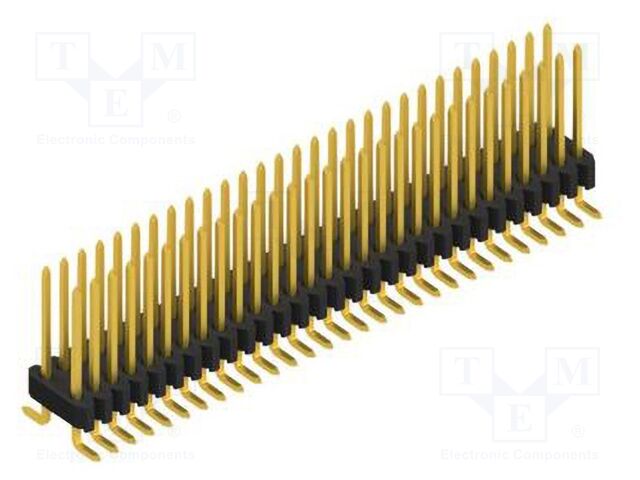 Connector: pin strips; pin header; male; PIN: 58; 1.27mm; SMT; 2x29