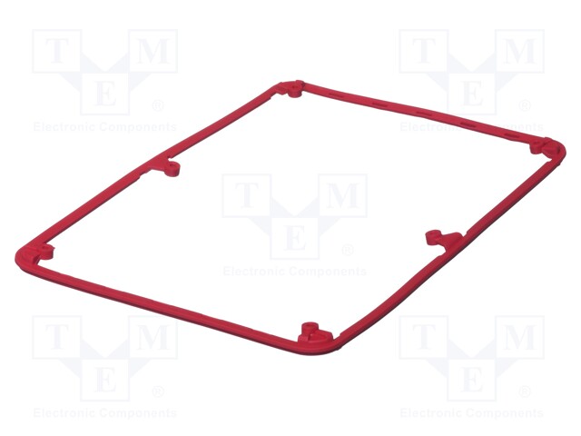 Gasket; elastomer thermoplastic TPE; Series: BoPad; Colour: red
