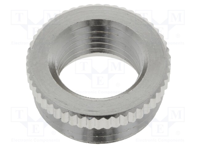 Reduction of threads for glands; Int.thread: PG7; brass; nickel