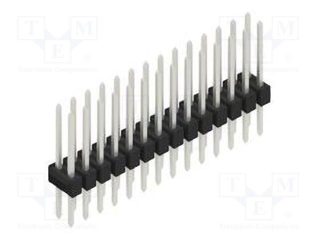 Connector: pin strips; pin header; male; PIN: 28; 2.54mm; THT; 2x14