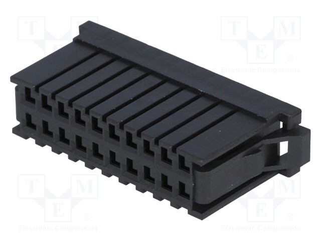 Plug; wire-board; female; D-3100D; 3.81mm; PIN: 20; Layout: 2x10