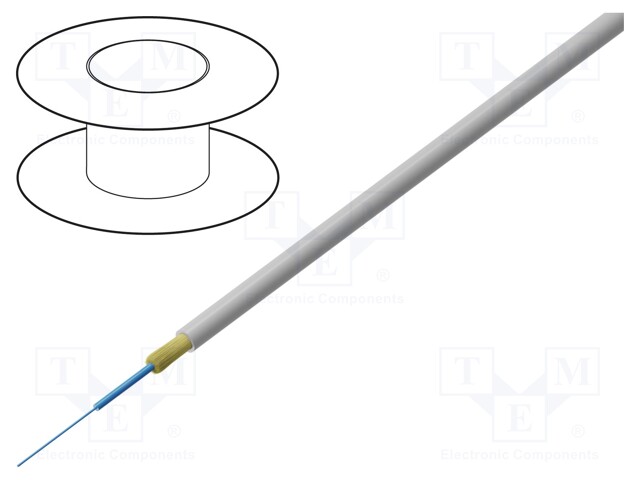 Wire: fibre-optic; Kind: VC-D30; Øcable: 3mm; Number of fibers: 1