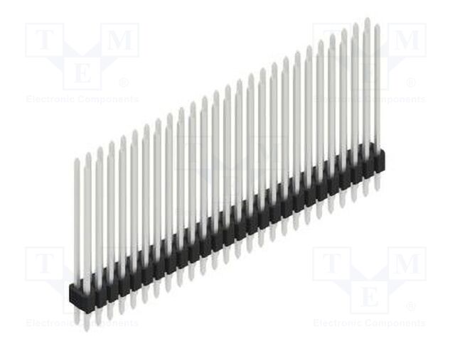 Connector: pin strips; pin header; male; PIN: 52; 1.27mm; THT; 2x26