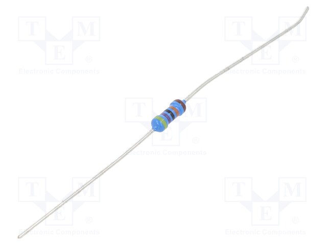 Resistor: metal film; THT; 470kΩ; 0.6W; ±1%; Ø2.4x6.3mm; 50ppm/°C