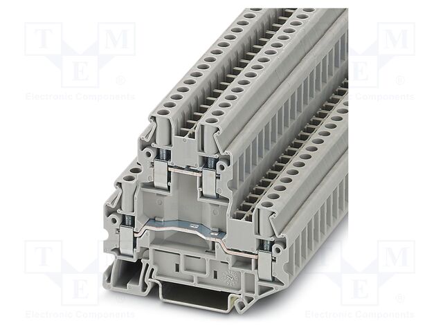 Splice terminal: rail; UT; PA; terminals: 4; W: 6.2mm; H: 69.9mm