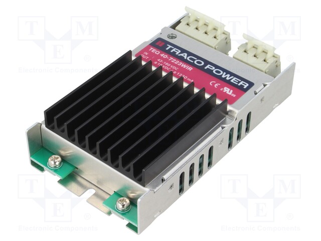 Converter: DC/DC; 40W; Uin: 43÷160V; Uout: 15VDC; Uout2: -15VDC