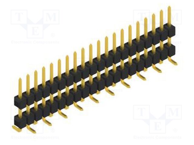 Connector: pin strips; pin header; male; PIN: 20; 2.54mm; SMT; 1x20