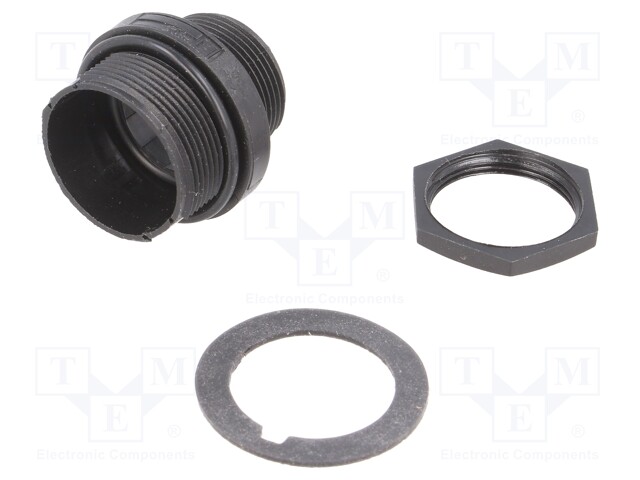 With protective cap; external thread; Mini Buccaneer; straight