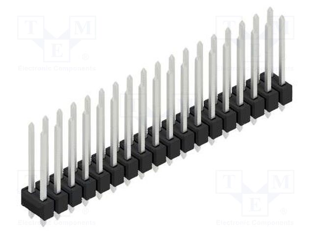 Connector: pin strips; pin header; male; PIN: 36; 2.54mm; THT; 2x18