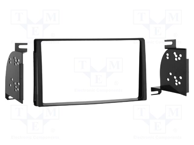 Radio frame; Hyundai,Kia; 2 DIN; black
